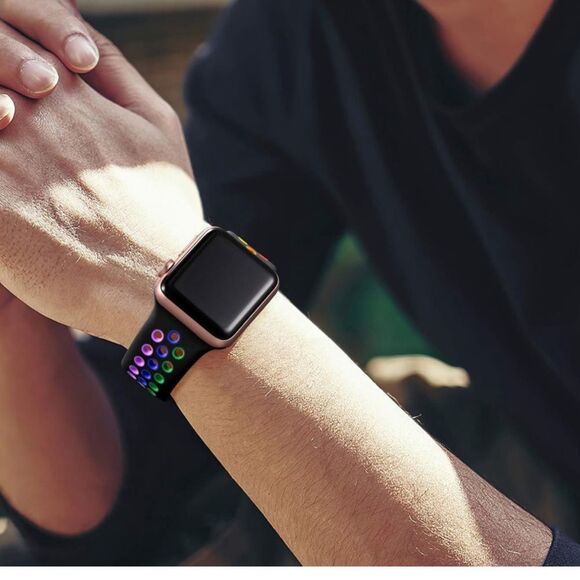 Lerobo 3 Pack Sport Bands Compatible with Apple Watch - Picture 6 of 10